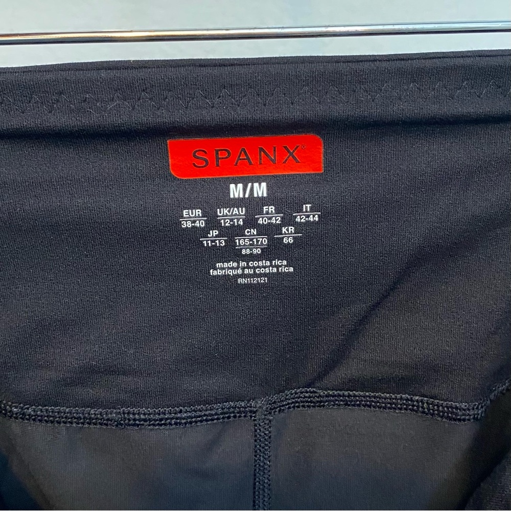 Spanx Color-Block Compression Crop Leggings Pants… - image 4